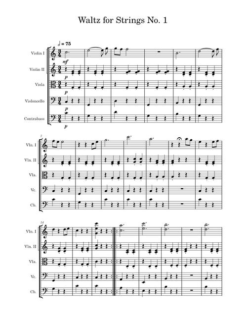 Waltz for Strings
