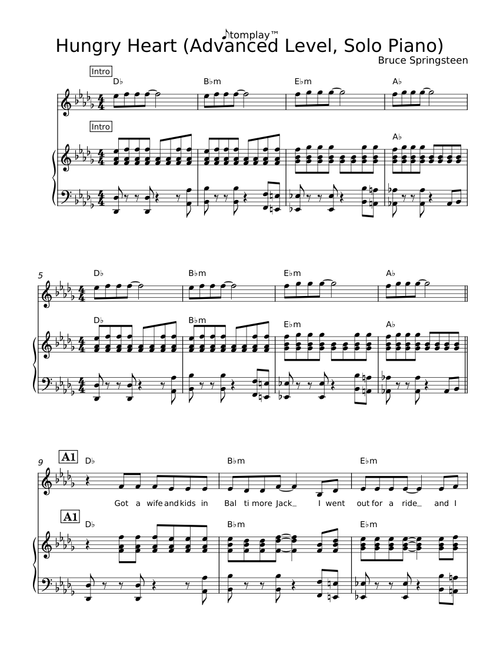 Hungry heart - Bruce Springsteen