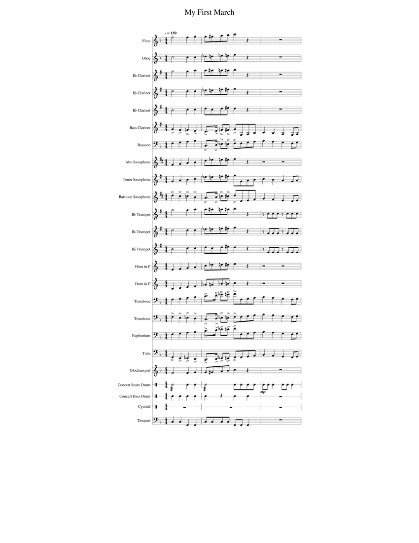 The Circus Show Sheet music for Trombone, Euphonium, Tuba, Flute & more