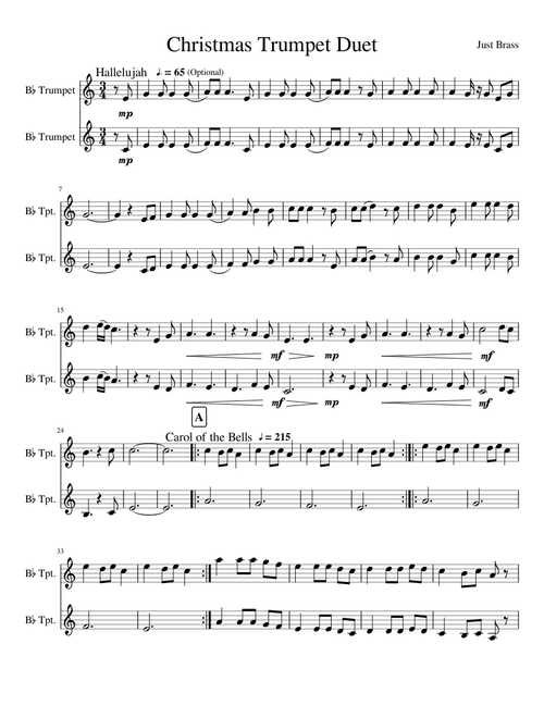 Christmas Trumpet Duet
