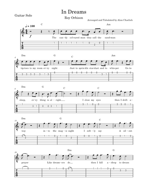 In dreams – Roy Orbison