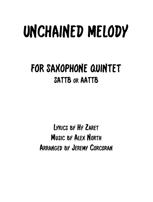 Unchained Melody (Arr. Jeremy Corcoran) - Barry Manilow (Woodwind Ensemble)
