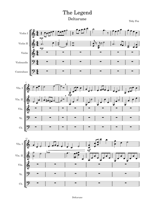Deltarune - The Legend – Toby Fox