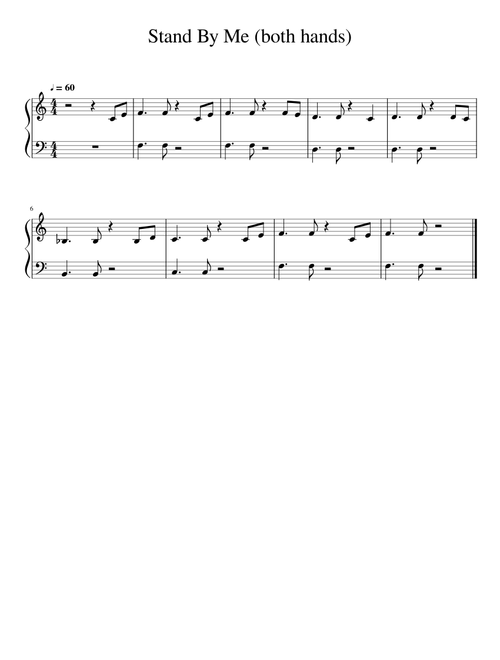 Stand By Me  both hands