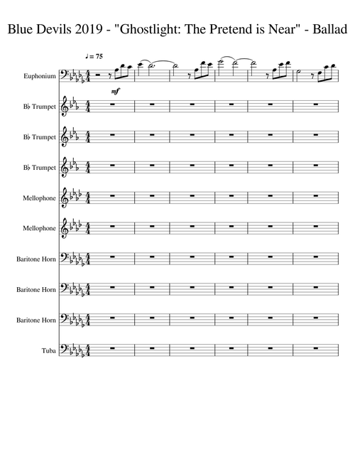 Blue Devils 2019 - "Ghostlight: The Pretend is Near" - Ballad