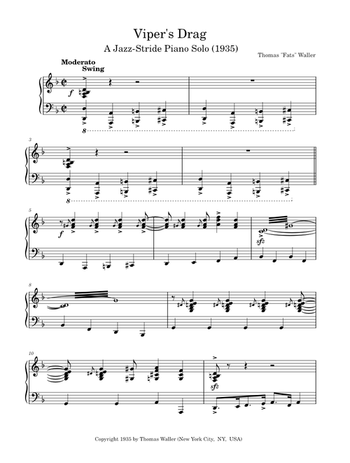 Viper's Drag by Thomas "Fats" Waller (1935)