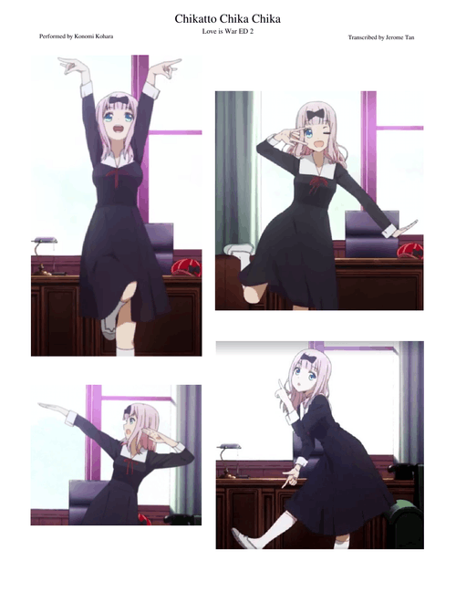 【Love is War ED 2】【Chikatto Chika Chika】
