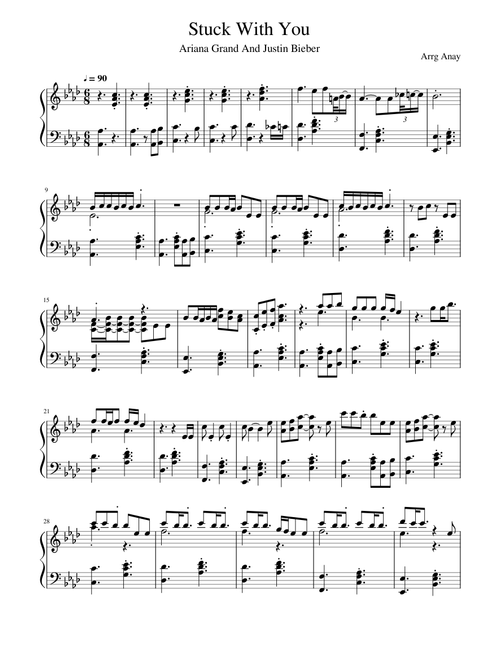 Stuck With U l Ariana Grand And Justin Bieber l Pro Cover l