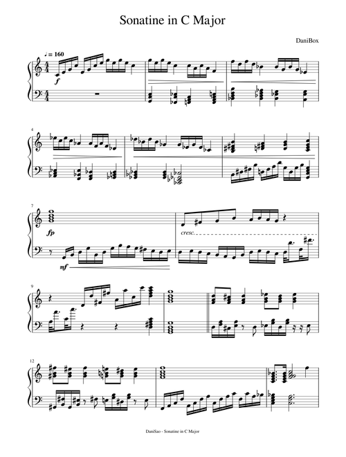 Sonatine in C Major