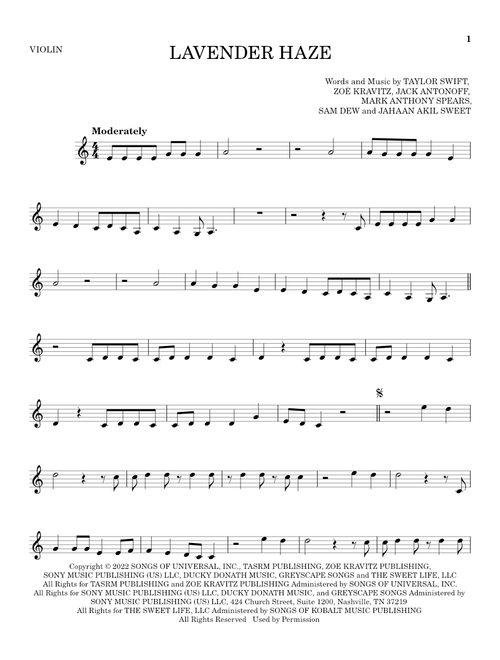 Lavender Haze - Taylor Swift (Violin Solo)