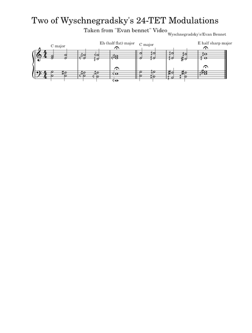 24 TET chord progression
