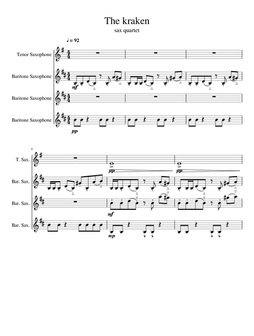 The Kraken Sax Quartet