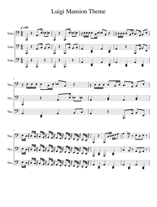 Luigi Mansion Theme
