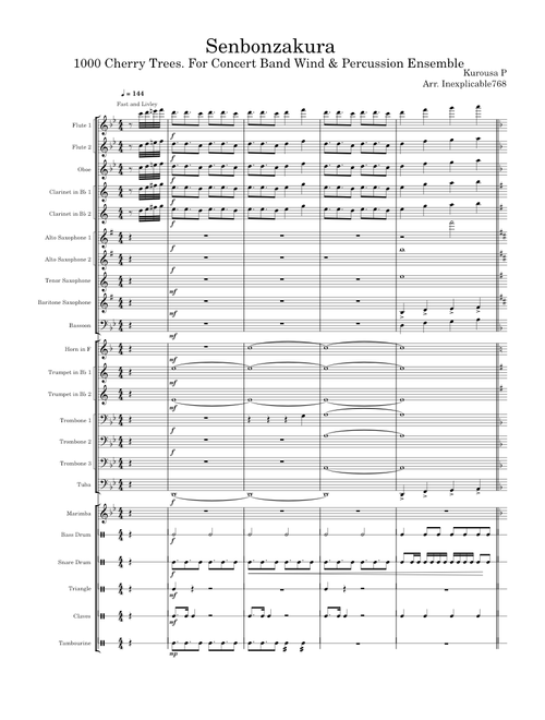 Concert Band - Senbonzakura