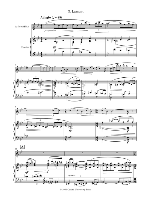 Gordon Jacob - Suite for Treble Recorder and Piano sheet music by