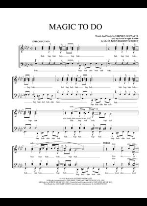 Play Official version of Magic To Do Sheet Music by Stephen