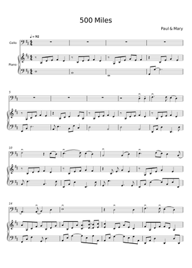 Free Peter, Paul and Mary sheet music | Download PDF or print on