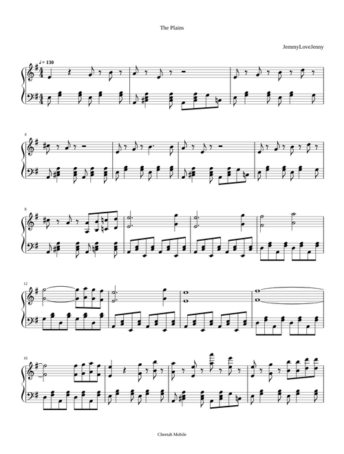 Dancing Line - The Plains