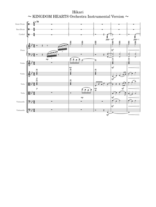 KINGDOM HEARTS / Hikari - Orchestra Version
