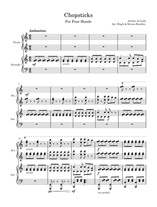 Chopsticks – Arthur de Lulli