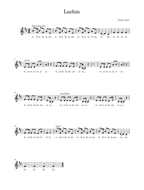 Luchin – Víctor Jara