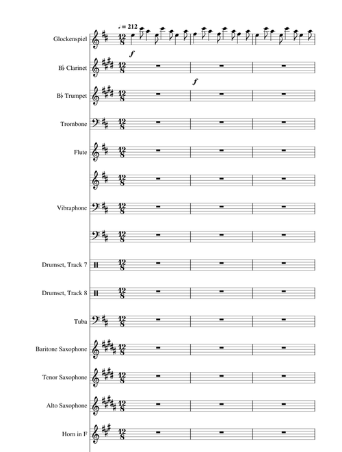 Spring and a Storm band by Tally hall arrangement
