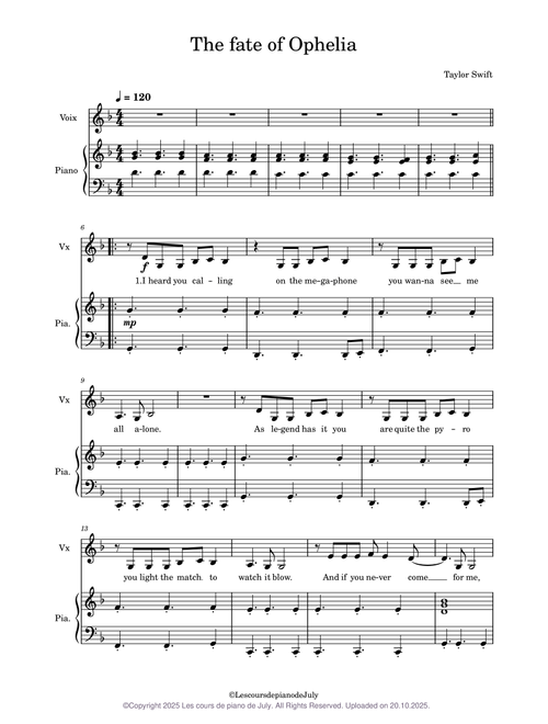 The Fate of Ophelia – Taylor Swift
