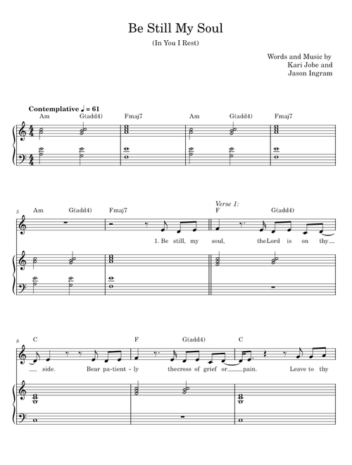 Be still my soul - Kari Jobe