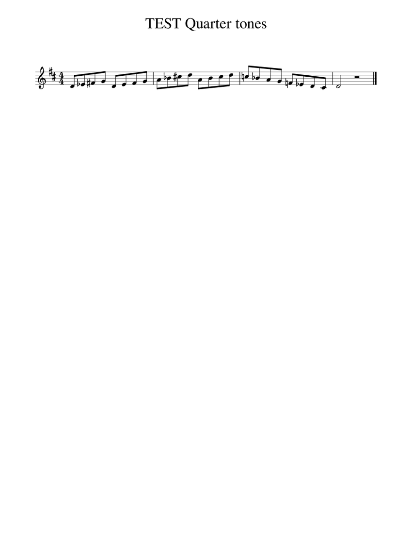 TEST Quarter tones Sheet music for Piano (Solo) Easy | Musescore.com