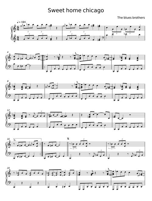 Sweet home chicago - The Blues Brothers