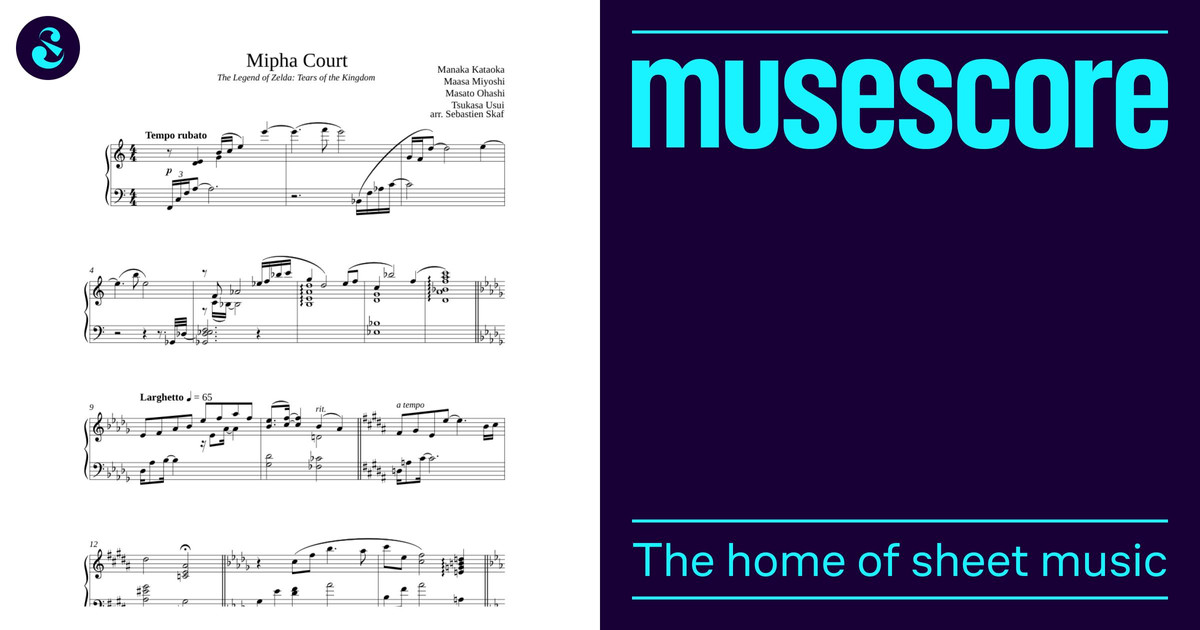 Mipha Court Sheet music for Celesta (Solo) Easy Musescore com