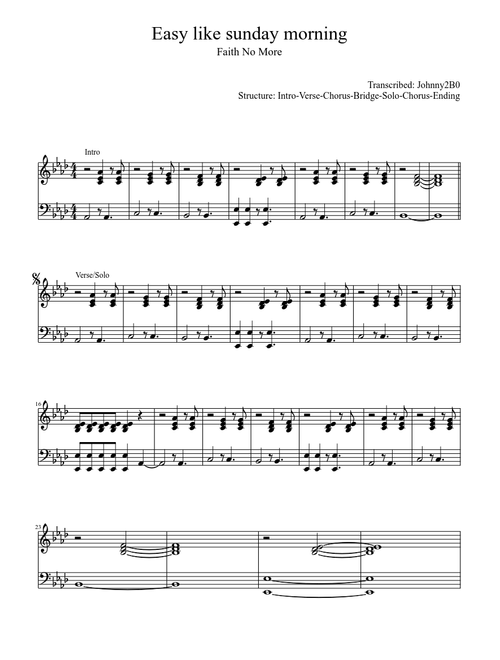 Easy - Faith No More
