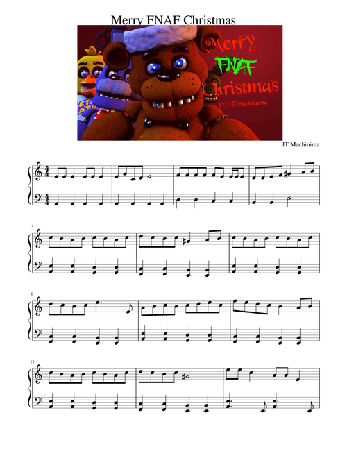 Merry FNAF Christmas by JT Machinima