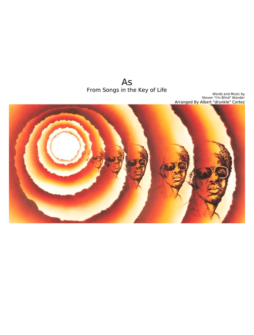 As - Stevie Wonder For Jazz Big Band