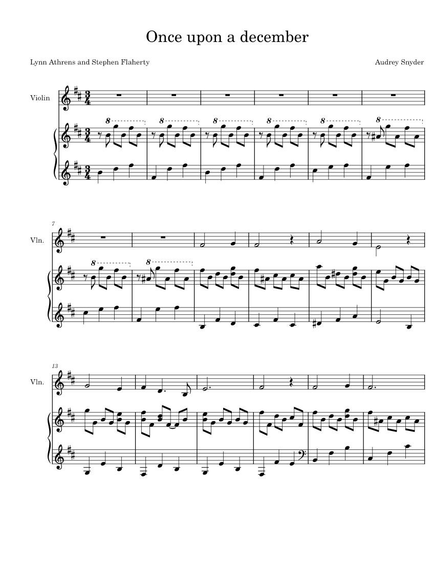 Once upon a december Stephen Flaherty Once Upon A December