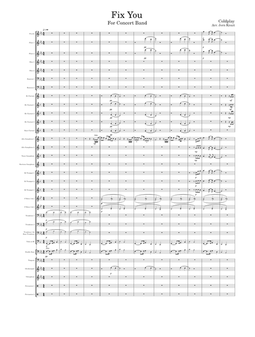 Fix You - Coldplay (For Concert Band)