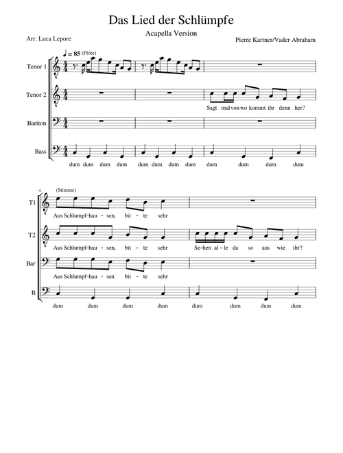 Das lied der schlumpfe – Vader Abraham Das Lied der Schlümpfe – Vader Abraham