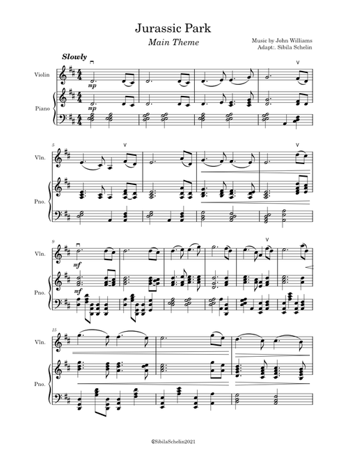 Jurassic Park Theme – John Williams