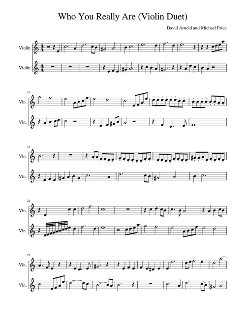 Sherlock - Who You Really Are - Violin Duet