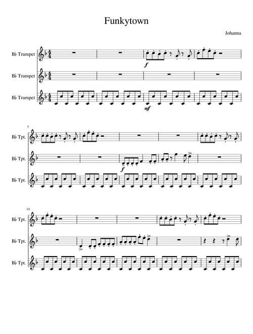 Funky Town Trumpet Trio