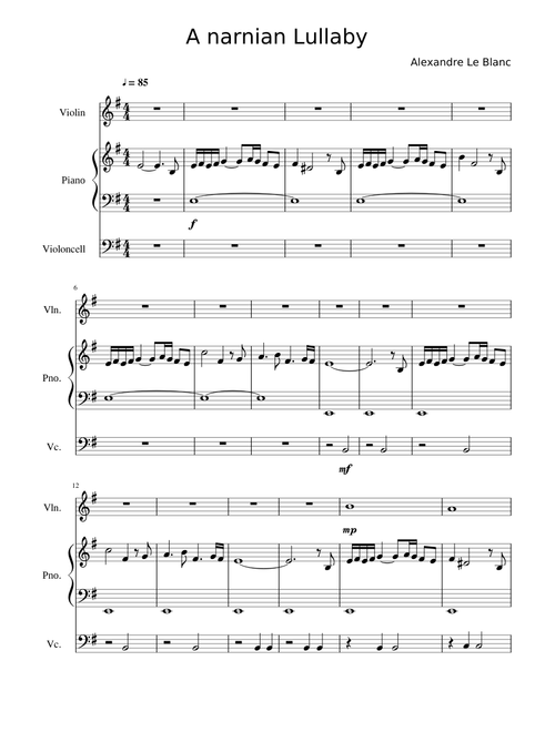 A Narnian Lullaby 