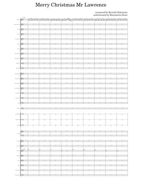 Merry Christmas, Mr. Lawrence – Ryuichi Sakamoto merry christmas mr lawrence (orchestral version)
