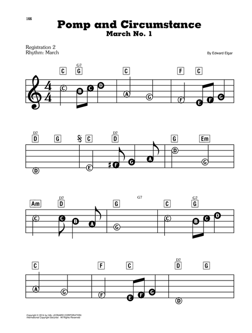 Pomp And Circumstance, March No. 1, Op. 39 - Edward Elgar (E-Z Play Today)