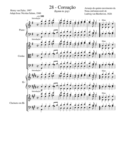 28 - Coroação - (hymn to joy)