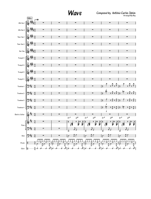 Wave - Big Band - Featuring Alto Sax