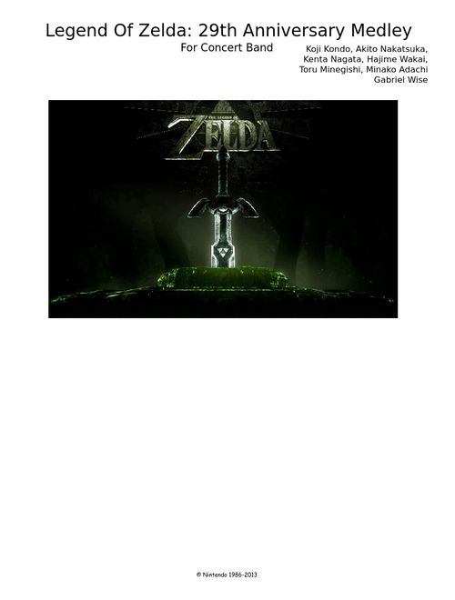 Legend of Zelda Concert Medley (Unfinished)