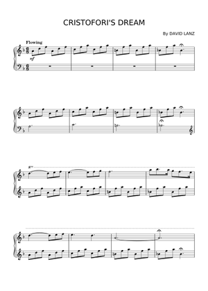 Cristofori's Dream - David Lanz Sheet Music for Piano (Solo