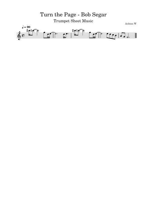 Turn the page – Bob Seger Turn the Page - Bob Segar