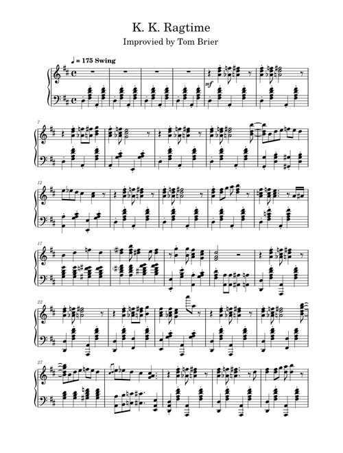 katiejones261 | Free sheet music | Download PDF or print on