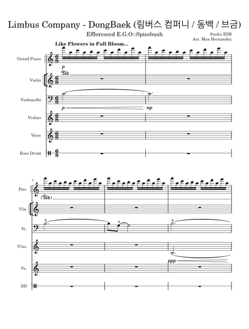 Limbus Company - DongBaek (림버스 컴퍼니 / 동백 / 브금) – StudioEIM